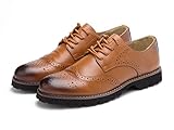 Women Oxford leather shoes E299 (US7, A)