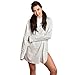 Utopiat Audrey Style Cotton Sleep Shirt Women Inspired by Breakfast at Tiffany's (Small, Without Gift Box) White