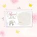 Baby Shower Games for Girls - Pink Elephant Theme - Pack of 5 Activities for 50 Guests, 5x7 Cards - Baby Shower Decorations for Girls, Party Supplies