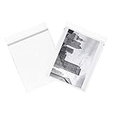 ClearBags 3 x 5 Crystal Clear Seal Top Bags With Resealable Adhesive on Flap, Not Bag | Art Sleeve Protects Photos, Artwork, Cards, 4 Bar Envelopes | Acid Free & Archival Safe | RS4BAR (1 Pack of 25)