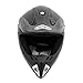 MMG Adult Motorcycle Helmet Off Road MX ATV Dirt Bike Motocross UTV, Shiny Black, Medium, Includes Goggles