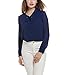 ACEVOG Chiffon Blouses for Women Dressy Bow Tie Neck Long Sleeve Work Shirt Formal Casual Wear