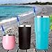 HomLujo Telescopic Rainbow Colored Metal Straws For Drinking -Its Reusable Portable Collapsible Straw of Stainless Steel with Case, Silicone Tip, Cleaning Brush and Keychain