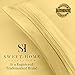 1500 Supreme Collection Queen Sheet Sets Yellow - Luxury Hotel Bed Sheets and Pillowcase Set for Queen Mattress - Extra Soft, Elastic Corner Straps, Deep Pocket Sheets, Queen Yellow