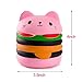 BeYumi Slow Rising Toy, Kawaii Hamburger, Fries, Pineapple, Popcorn, Drinks Set Meal Squishy Cream Scented Decompression Squeeze Toys for Collection Gift, Decorative Props Large or Stress Relief