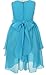 Little Girls Sleeveless Yoryu Chiffon Rhinestone Party Easter Flower Girl Dress