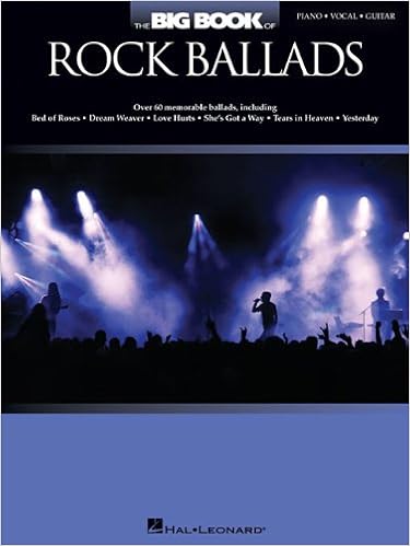 The Big Book Of Rock Ballads Hal Leonard Corp - 
