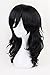 Ani·Lnc Cosplay Party Wigs Anime Long Black Cosplay Wig with free Cap