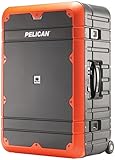 Pelican EL27 Elite Weekender Luggage w/Enhanced Travel System,22.04x14.16x9.17in,Gray/Orange
