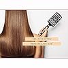 Curved-Vent-Brush-and-Professional-Styling-Brushes-Hair-Detangler-Faster-Blow-Dry-with-Black-Carbon-Anti-static-Barber-Comb-for-Men-Women-Kids-Suitable-for-All-Hair-Types-Giftbox-and-Comb-Included Hair Brush, Curved Vented Brush Faster Blow Drying, Paddle Detangling Hair Brushes for Women Men, Professional Curved…