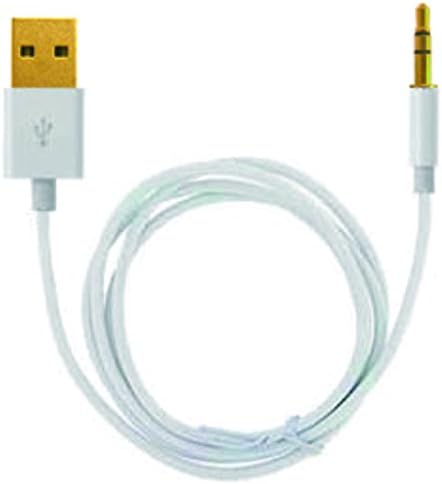 WeRecord 3.5mm Audio Recording Cable - Record from instruments, cassette tape players, CD players, smartphones, VCR's, and more