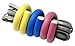 UT-Wire 7-Inch Flexi Reusable Cable Tie, Pastel Yellow/Pink/Blue