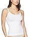 Arabella Women's Seamless Slimming Camisole Shapewear, White, X-Large