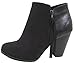 Soda Women's Ages Tassel Zip Chunky Heel Bootie