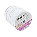 Stretchrite 1NSS1105WHTE Stretchrite 1-Inch by 30-Yard White Ribbed Non-Roll Woven Polyester Elastic Spool