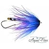 Aqua-Flies-Stus-Jungle-Tail-Turbo-Cone-Steelhead-Fly-Fishing-Tube-Fly-Pink-and-Purple-Set-of-3-Fly-Fishing-Flies