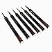 Pack of 6 Black Wrapping Sparkling Candles/Bottle Service/Birthday/Wedding/Sweet 16 / Party Candle (Pack of 6, Black)