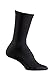 FoxRiver Women's Misses Wick Dry Walker Lightweight Sport Crew Socks, Black, Medium