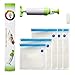 AIDOUT Vacuum Sealer with Hand Pump -Food Sealer Valve System -Sous Vide Bags Keep Food Saver Longer-Storage Bags Sealed,Reusable,Practical, Easy to Use