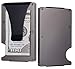 BSWolf Aluminum Slim Minimalist Front Pocket Wallet Credit Card Case Holder RFID Blocking (aluminum Metalic Gun)