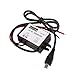 DROK 090187 DC-DC Volt Buck Converter Step-down Regulator 8-50V 12V/24V/36V to 5V 3A Power Supply Module Volt Inverter Board with Micro USB Adapter Connector Waterproof