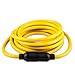 Yodotek 40FT Heavy Duty Generator Locking Power Cord NEMA L14-30P/L14-30R,4 Prong 10 Gauge SJTW Cable, 125/250V 30Amp 7500 Watts Yellow Generator Lock Extension Cord with UL Listed