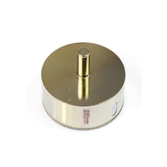 Generic 65mm Diamond Coated Core Drill Bit Hole Saw Metal Opener Cutter Tools for Glass Tile Marble Concrete Ceramic
