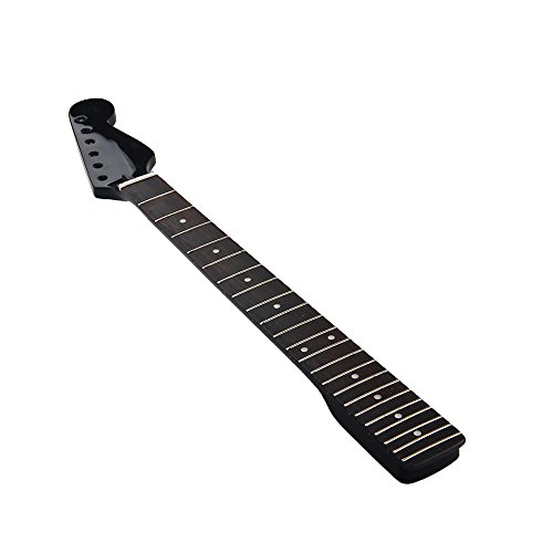 Kmise mi0049 black gloss 22 fret electric guitar neck f…