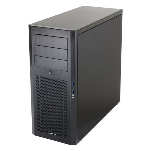 Lian-li Case Pc-10nb Mid Tower Chassis Matx Atx Usb3.0 Aluminum Case Black