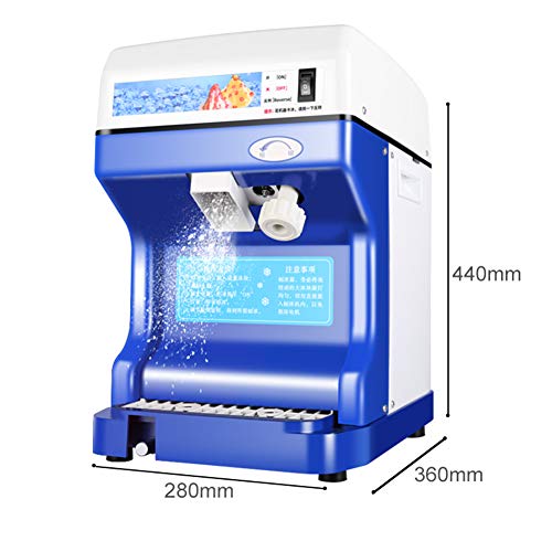 Kommerzielle Eiscrusher Maschine Vollautomatische Einstellbare Home Tabletop Ice Shaver Schneekegel Maker Restaurant… – Bild 3