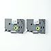 Generic Label Tape, Compatible w/ Brother TZe-231 Black on White Standard Laminated Labeling Tape 1/2