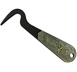 Intrepid International Silver Longhorn Overlay Hoof Pick