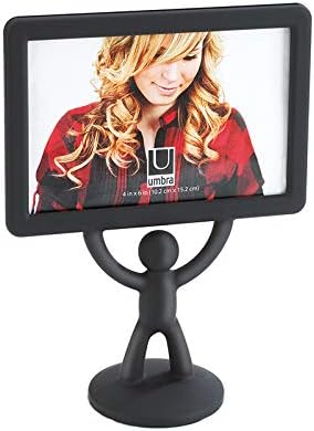 FXnn Nordic 6 Inch Creative Hanging Photo Frame - Hercules Photo Frame Wall decorations (color : Black, Style : A)