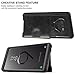 SXTech Galaxy Note 9 Case with Card Holders,(Leather Case Series) Slim Yet Protective with Kickstand.Built-in Magnetic Backing and Shockproof Cover Fit for Note 9 (2018) Wallet Case-All Black