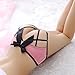 Goddessvan Women Sexy Open Crotch Panties Nylon Babydoll G-String Lingerie (Free Size, Pink)