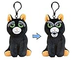 Feisty Pets Mini Black Cat: Katy Cobweb Stuffed Attitude Plush Animal