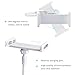 Flexible Mount Holder LINGCHEN Universal Adjustable Cell Phone Holder Tablet Bracket Flexible Long Arms Clip Clamp Mount Phone Stand for iPhone X iPhone 8 7 Plus iPad (120CM White)
