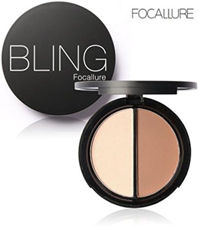 Datework Bling Focallure 2 Diff Color Concealer Matte Powder (01)