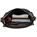 Toupons Men's 15.6 inch Laptop Messenger Bag Canvas Shoulder Bag College Schoolbag Satchel (L, Grey)