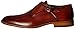 STACY ADAMS Men's Dinsmore Plain Toe Monk Strap Slip-On Loafer, Cognac, 11 M US