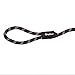 ZippyPaws Climbers Rope Heavy Duty Dog Leash - Thick Leashes for Large Breed Dogs, Durable 2/3'' Climbing Rope, 6 Feet Long, Comfortable Woven Design, Tested Strength Over 3000 lbs - Black