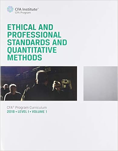 Cfa Program Curriculum 2018 Level I Volumes 1 6 Box Set Cfa