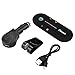 Bluetooth Car Speakphone, BTBSZ Sun Visor Multipoint Wireless Connection A2DP Streaming Bluetooth Car Kit Hands Free Talking and Driving Compatible with All Cars and Bluetooth Phones