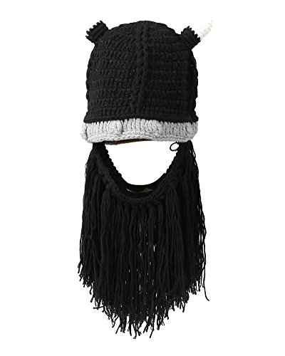 Zicac Costume Headwear Hats Hallowmas Cosplay Ghost Halloween Viking Beard Mustache - Image 2