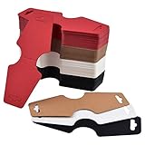 Coopay 200 Pieces Necklace Display Cards Blank Necklace Card Holder Kraft Paper Jewelry Display Hanging Cards for Necklaces, Bracelets, Jewelry Hang Tags, 4.7 x 2 Inches (Multicolor)