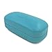 MyEyeglassCase Hard Sunglasses Case - Extra Large Glasses case in Smooth Turquoise - Oversized Eyeglass Case Hard shell for Extra Large straight Sunglasses with microfiber Pouch & Cloth (AS505 Teal)