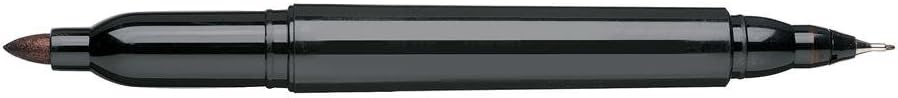 Invo 1.5mm/0.4mm Line Twin Tip Permanent Marker - Black (Pack of 12)