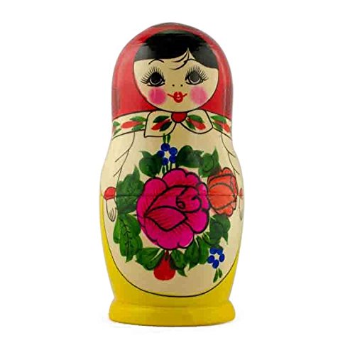 6.75" Paint your Own Single Blank Wooden Russian Nesting Doll DIY Craft