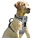 Petacc Dog Harness NO-Pull Pet Harness Adjustable Outdoor Pet Reflective Vest Dog Walking Harness with Postpositive D-Ring Buckle for Dogs