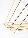 U Brands Desktop Letter Sorter, Wire Metal, Gold